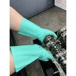 Nitrile Gloves Manufacturer - Long Cuff Diamond Texture Safety Work Gloves