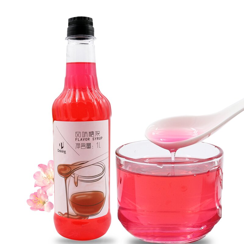 Cherry Blossom Syrup Supplier - Premium for Bubble Tea Shop Bar