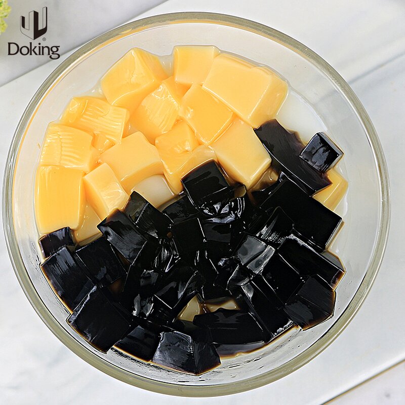 Grass Jelly Manufacturer - 800g Canned Sweet for Milk Tea Drinks