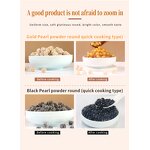 Black Tapioca Pearls Supplier - Quick Cooking Small Packages 30g