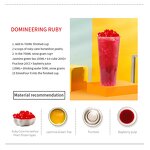 Frozen Crispy Ruby Supplier - Natural No Additives Popping Boba
