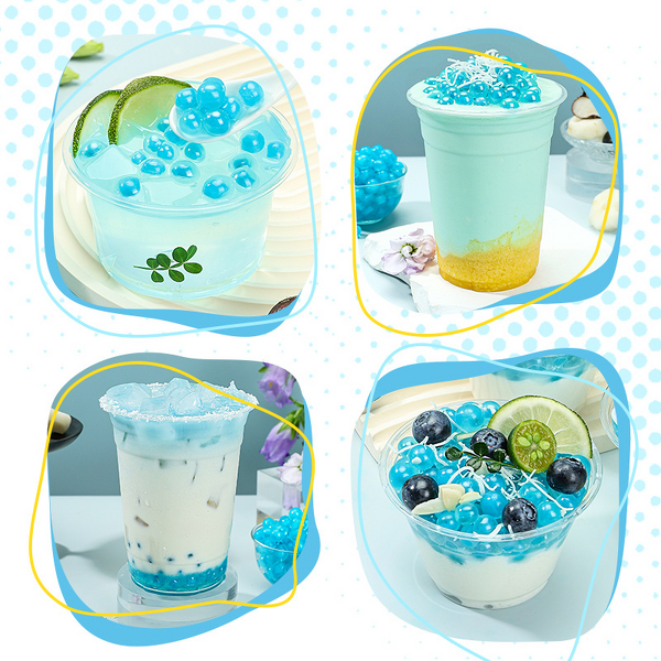 Mint Popping Boba Supplier - Dessert Snack Drink Ingredients