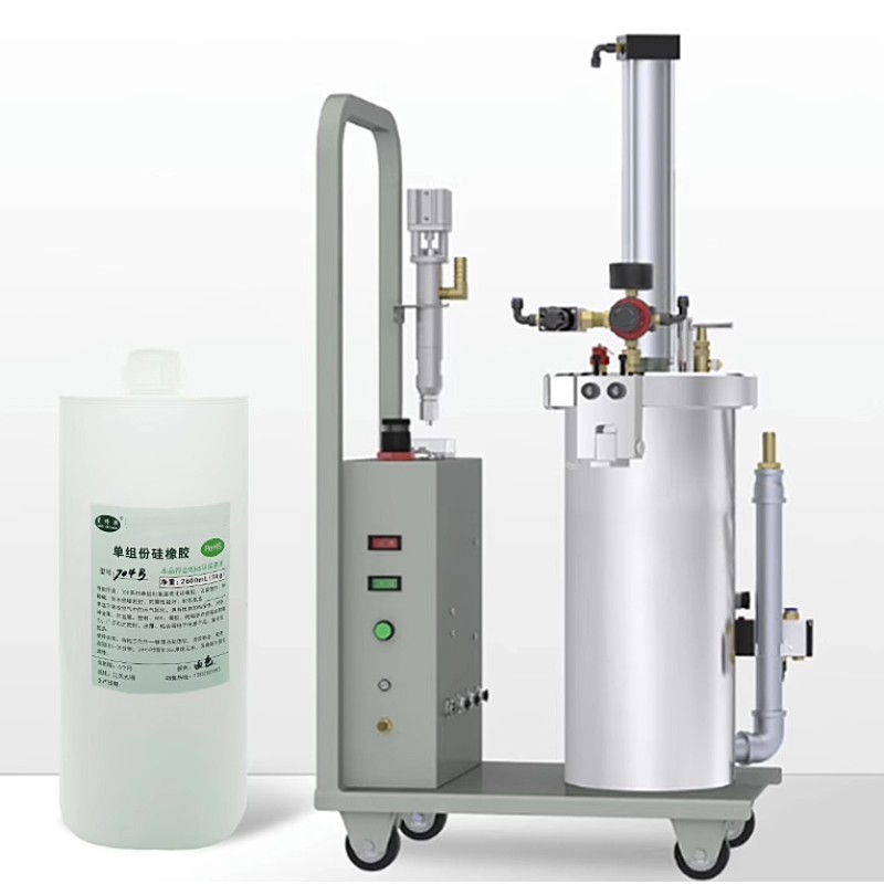 Semi-Auto Glue Dispensing Machine, 2600ML Barrel Capacity for Industrial Adhesive Applications for LED Bulk Manufacturing