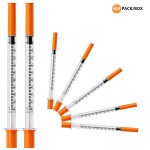 Individual Pack U-100 Insulin Syringe 0.5ml 1ml Machinery Accessories Insulin Syringe and Industrial Usage