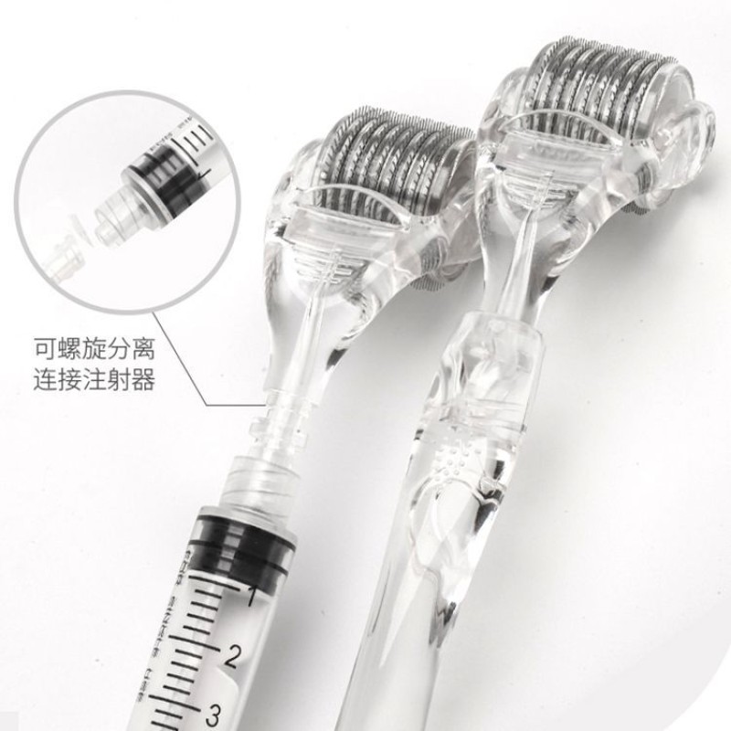 540 Titanium Derma Roller Replaceable Handle Dual-Purpose Moisturizing Anti-Wrinkle Roller Medical Facial Essence Derma Roller