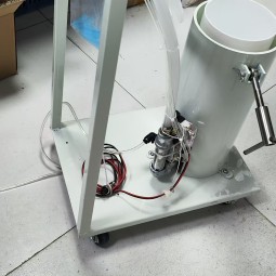 2600ml硅胶点胶灌装混合机器人点胶机，用于LED灯泡制造工厂