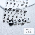 2025 Pochacco指甲贴纸5D卡通指甲艺术装饰小设计可爱的指甲贴纸