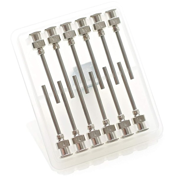 Cheap 1 Inch Stainless Steel Dispenser Needle 8G-30G Wholesale Factory Blunt Tip Metal Industrial Needle