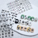 2025 Pochacco指甲贴纸5D卡通指甲艺术装饰小设计可爱的指甲贴纸