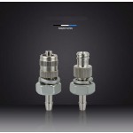 YOLLEX Nickel-plated Brass Tip Fitting Connector Barb to Male Female Dispensing Needle 6*4mm Tube Adapter