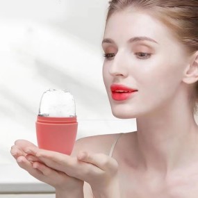 Rejuvenate Facial Skin with Face Lifting Contouring Tool Silicone Ice Cube Trays Ice Globe Ice Balls Face Massage