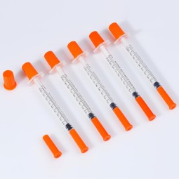 30G 31G超薄胰岛素注射器1ml 13mm针头|无乳胶，一次性使用，橙色安全帽