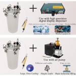 5L Manual Pressure Barrel Dispenser 0.75KW Semi-Automatic Glue Dispenser 10kg Knives 220V 220V(+-10%) 50HZ Industrial Equipment