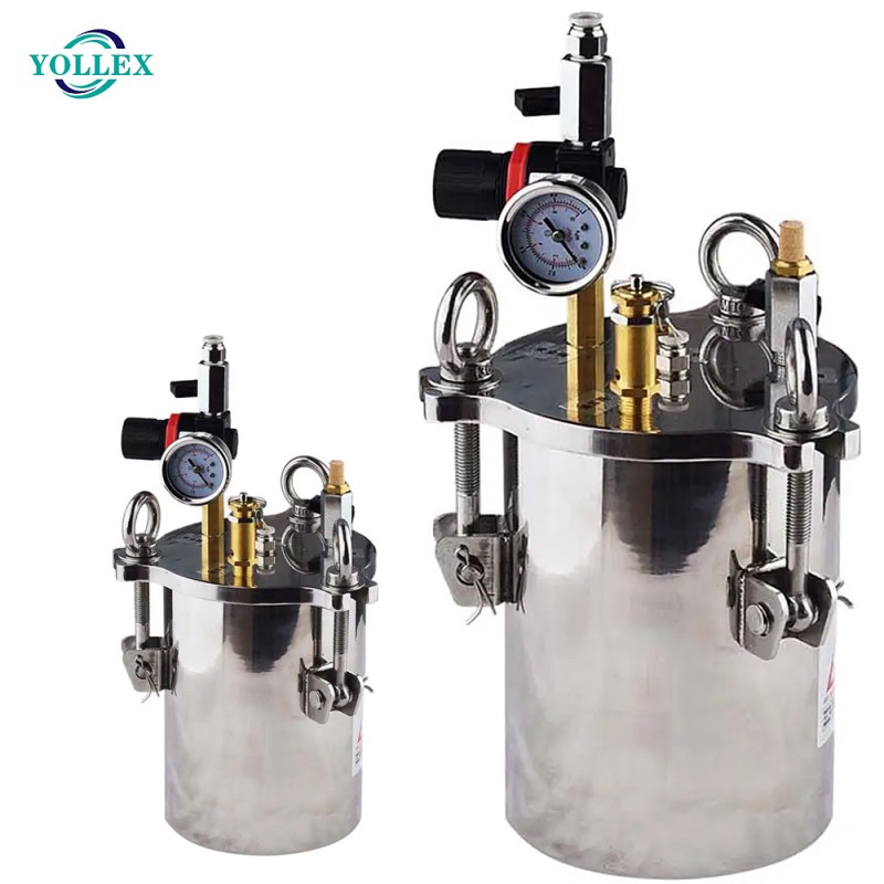 5L Manual Pressure Barrel Dispenser 0.75KW Semi-Automatic Glue Dispenser 10kg Knives 220V 220V(+-10%) 50HZ Industrial Equipment