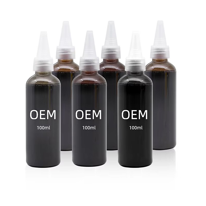 Waterproof 100ml Long Lasting Henna Free Eye Brow Tint Lash Lift Tint Kit Hybrid Liquid Brow Stain Kit Eyebrow Tint