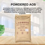 Sodium Alpha Olefin Sulfonate Manufacturer - Aos98% Powder 35% Liquid