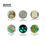 Glow in Dark Aggregate Supplier - Color Changing Natural Small Stone