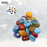 Decorative Pebble Stones Manufacturer - Mixed Color Cobble Non Toxic