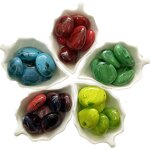 Landscape Glass Beads Manufacturer - Mix Color Pebble Stone Bulk