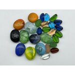 Glass Stone Manufacturer - Engraving Glass River Stones Round Cut