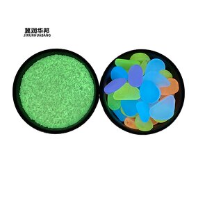 Glow in Dark Aggregate Supplier - Color Changing Natural Small Stone