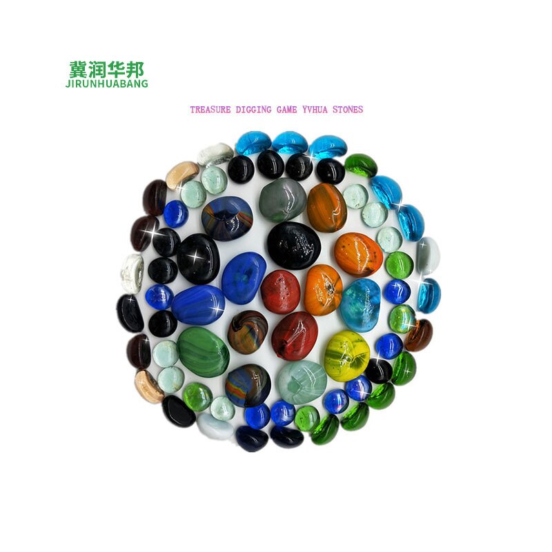 Artificial Stone Supplier - Colored Glass Color Stones Garden Sea