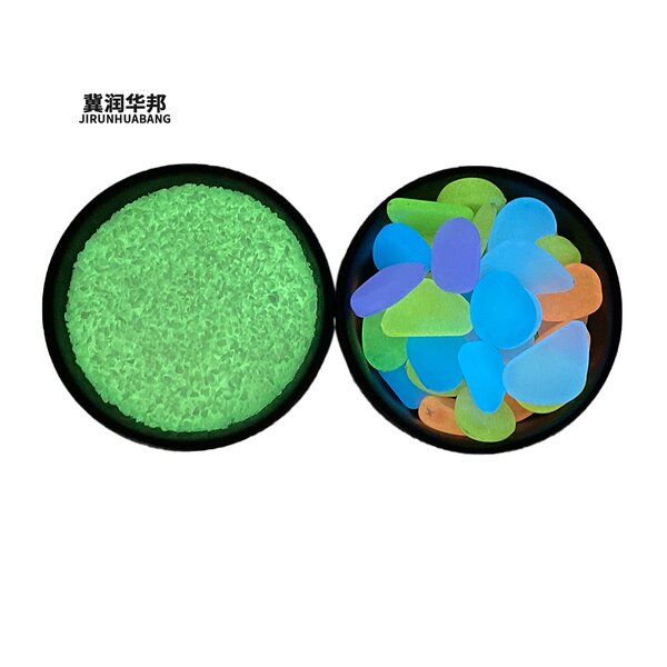 Luminescent Glass Gravel Manufacturer - Artificial Polishing Resin Rocks