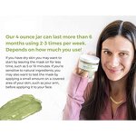 Clay Mask Supplier - Green Tea Facial Mask Private Label Natural