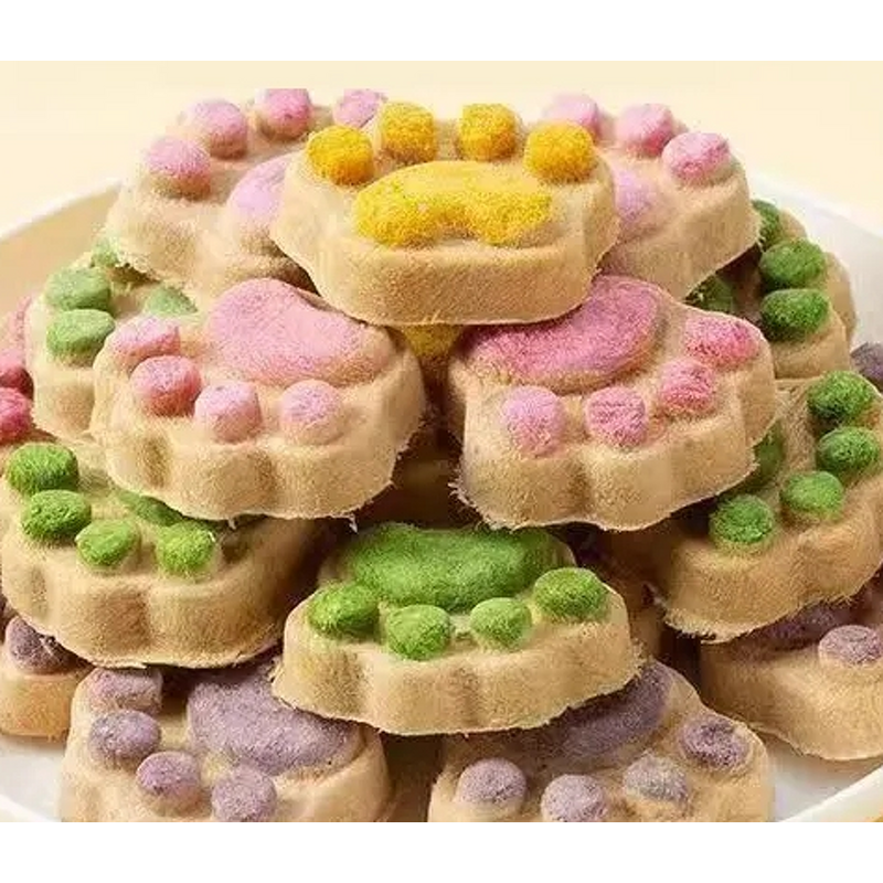 Freeze-Dried Raw Bone Meat Cakes Supplier - Claw-Shaped Teething