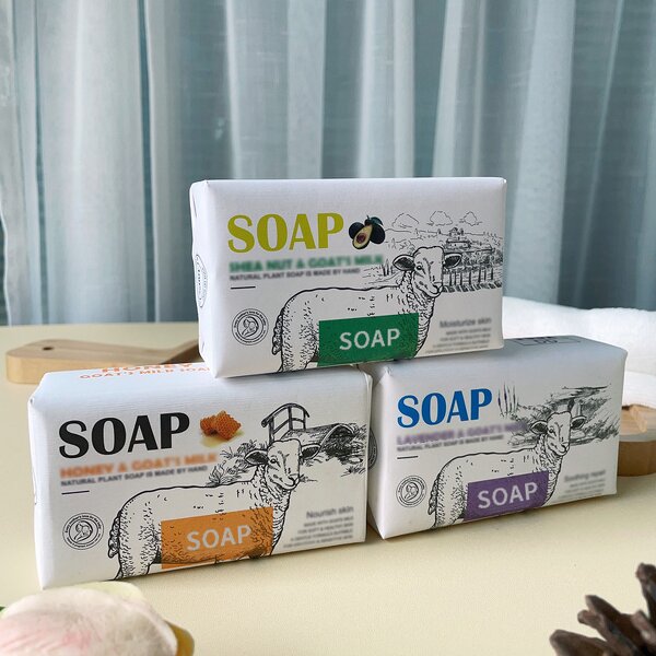 Wash Bag Accessories Supplier - Rose Honey Lavender Goat Milk Soap