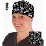 Work Cap Manufacturer - Instrument Skull Skeleton Brain Custom Print