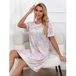 Housecoat Manufacturer - Women's Summer Casual Floral Print Dress