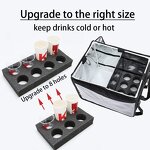 Food Delivery Bag Manufacturer - Insulated with Support Frame Plastic