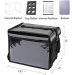 Food Delivery Bag Manufacturer - Insulated with Support Frame Plastic