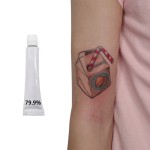批发定制化妆师用品材料Para Tatuajes 79.9%纹身霜永久化妆用品
