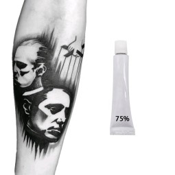 批发定制化妆师供应材料，Para Tatuajes 75%纹身霜永久化妆用品