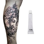批发定制化妆师供应材料，Para Tatuajes 75%纹身霜永久化妆用品