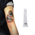批发定制化妆师供应材料，Para Tatuajes 75%纹身霜永久化妆用品