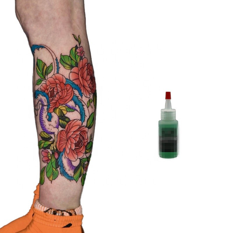 Spot New Products 2025 Tattoo Aftercare Private Label 30ML Green Midway Gel Makeup Pigment for Eyebrow & Lip Tattoo Ink