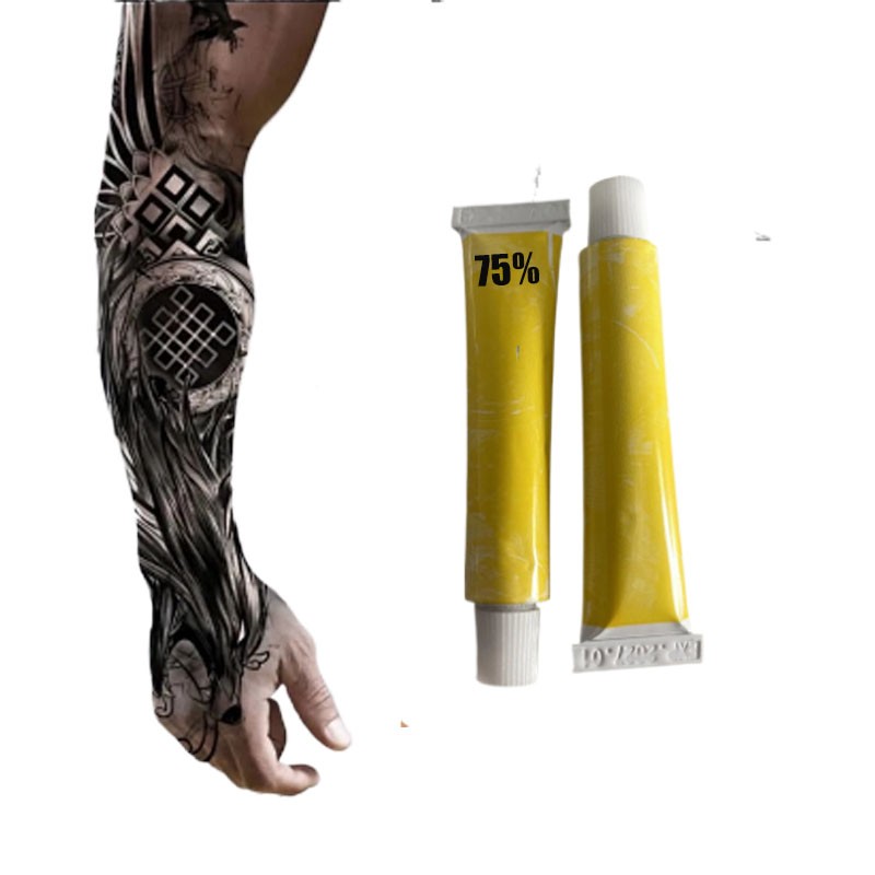 Explosive New Design Tattoo Products 75% Tattoo Cream Tattoo Supplies Micropigmentation Supplies for Beauty Salons