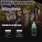 现货新产品2025纹身护理私人标签30ML绿色中途凝胶彩妆颜料眉毛和嘴唇纹身墨水