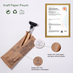 Travel Amenities Kit Manufacturer - Custom Eco Friendly FSC Kraft Paper