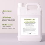 Shower Gel Supplier - Organic Nature 5KG 5L Hotel Bathing White Tea