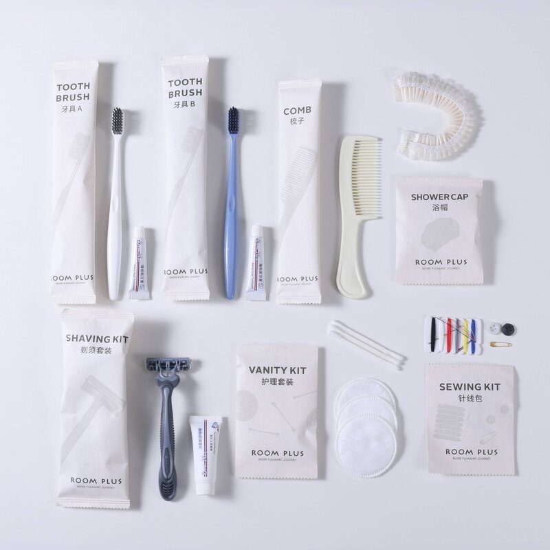 Hotel Amenities Kit Manufacturer - Customized Eco-friendly Sugarcane Paper