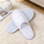 Hotel Slippers Supplier - Custom Logo Bulk Comfort Anti-Slip Velvet