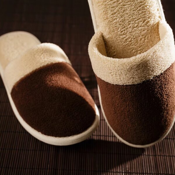 Hotel Slippers Supplier - STX Factory Direct Eco Friendly Brown Spa