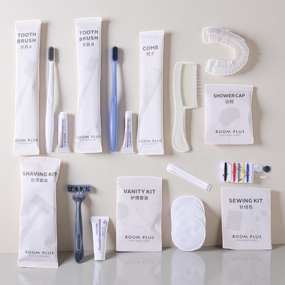 Hotel Toiletries Kit Supplier - FSC Eco-friendly Sugarcane Paper Bag
