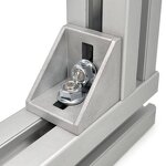 Aluminum Profile Die Cast Bracket Supplier - 90 Degree Corner Joint Accessory