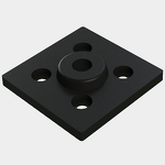 Aluminum Profile Base Plate Supplier - Mounting Plate for Extrusion