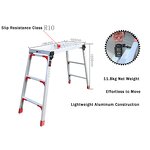 Aluminum Step Platform Ladder Manufacturer - Foldable Workbench Stool for Home Use